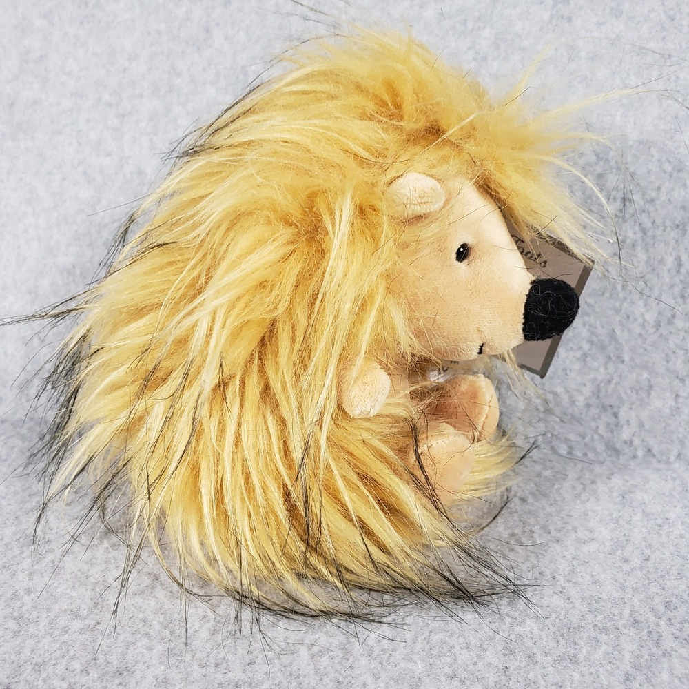 Aurora World Toots the Hedgehog Plush 6" Shaggy‎ Golden Fur Stuffed Animal NWT - Picture 2 of 12